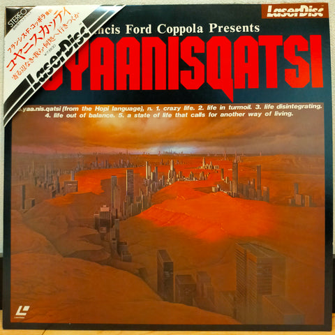 Koyaanisqatsi Japan LD Laserdisc ME137-25IP