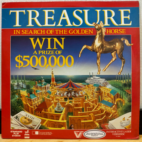 Treasure: In Search of the Golden Horse LD US Laserdisc VL2023