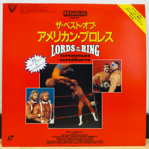 Lords of the Ring: Superstarts and Superbouts Japan LD Laserdisc G78X5325