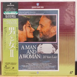 A Man and a Woman 20 Years Later Japan LD Laserdisc NJEL-11634