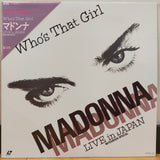 Madonna Who's That Girl Live in Japan LD Laserdisc 45P6-9017