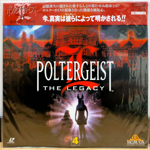 Poltergeist the Legacy Vol 4 Japan LD Laserdisc COLM-6194