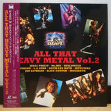 All That Heavy Metal Vol 2 Japan LD Laserdisc MGLP-1012 Alice Cooper, Megadeth, Helloween, Judas Priest