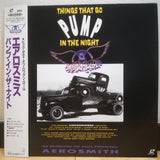 Aerosmith Things That Go Pump in the Night Japan LD Laserdisc WPLP-9042