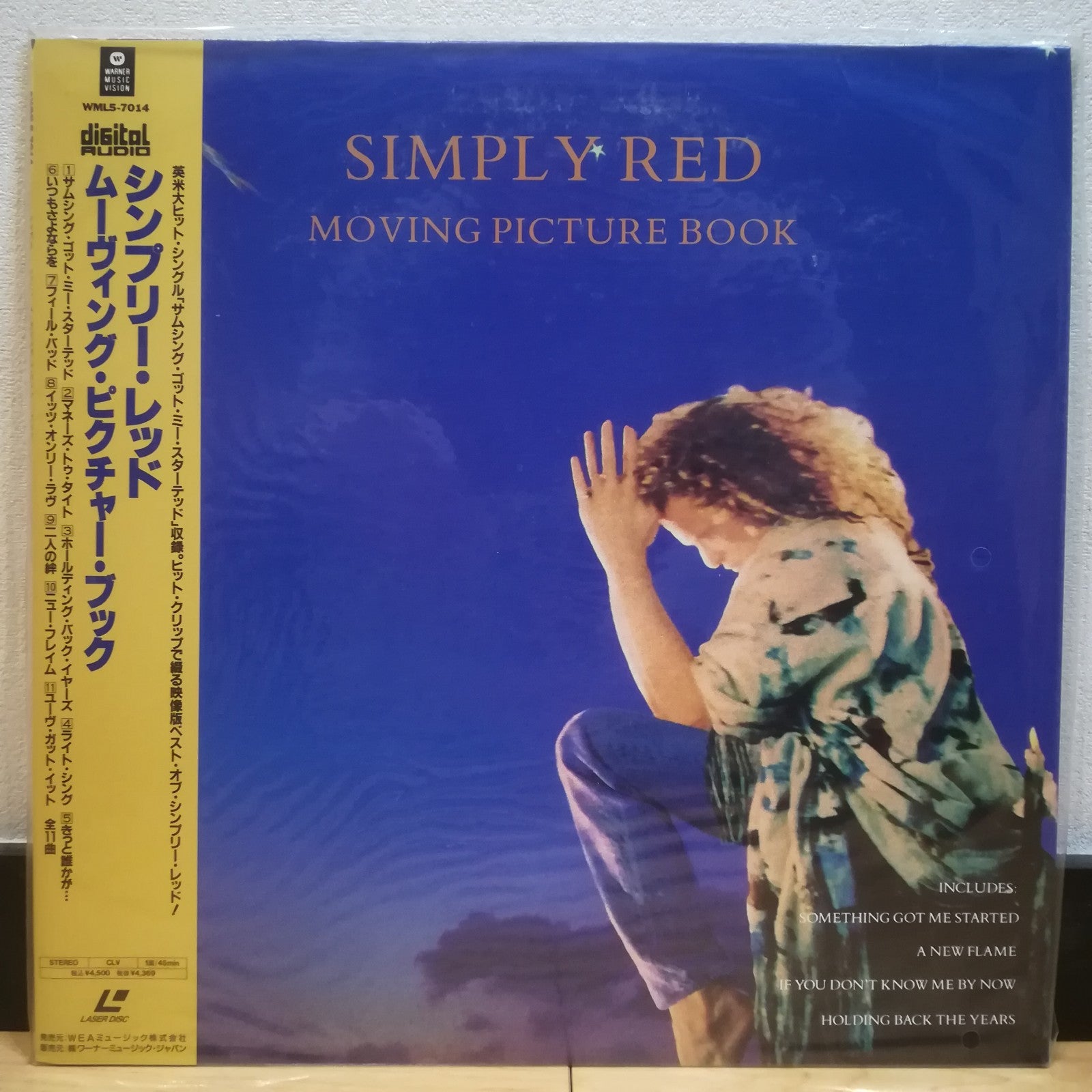 シンプリー・レッド【LD】レーザーディスク Simply Red Moving Picture Book Japan LD Laserdisc WML5-7014