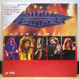 Night Ranger Japan in Motion LD Laserdisc 55P6-9031