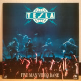 Tesla Five Man Video Band Japan LD Laserdisc MVLG-1