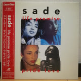 Sade Life Promise Pride Love Japan LD Laserdisc ESLU-121