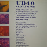 UB40 a Family Affair Live in Concert Japan LD Laserdisc PILP-1109