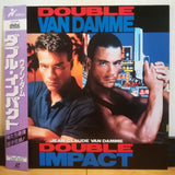 Double Impact Japan LD Laserdisc PILF-7188 Jean-Claude Van Damme