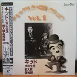 Charlie Chaplin Collection Vol 1 The Kid / Shoulder Arms / Dog's Life / Pilgrim Japan LD Laserdisc SF098-1294