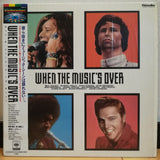 When the Music's Over Japan LD Laserdisc 78LM-49