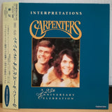 Carpenters Interpretations 25th Anniversary Celebration Japan LD Laserdisc POLM-1014