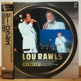 Lou Rawls in Concert Japan LD Laserdisc CRLR-80007