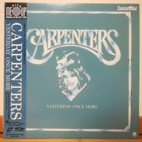 Carpenters Yesterday Once More Japan LD Laserdisc SM035-3451