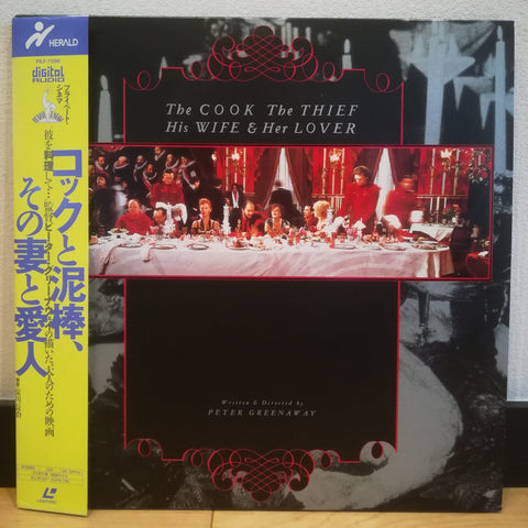 The Cook, The Thief, His Wife & Her Lover Japan LD Laserdisc PILF-7096