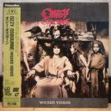 Ozzy Osbourne Wicked Videos Japan LD 20cm Single Laserdisc 27LP-131