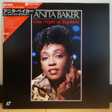 Anita Baker One Night of Rapture Japan LD Laserdisc 35P6-9019