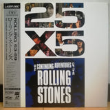 Rolling Stones 25 x 5 Rolling 63-89 Japan LD Laserdisc CSLM-753-4