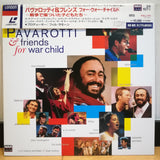 Pavarotti & Friends For War Child Japan LD Laserdisc POLL-1111 Sheryl Crow Eric Clapton Elton John