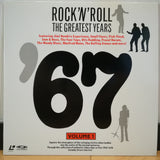 Rock n Roll Greatest Years '67 Vol 1 Japan LD Laserdisc VAL-3111 Pink Floyd, Hendrix, Rolling Stones