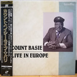 Count Basie Live in Europe Japan LD Laserdisc SM058-3189