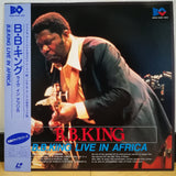 B.B. King Live in Africa Japan LD Laserdisc BML-2