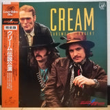 Cream Farewell Concert 1968 Royal Albert Hall Japan LD Laserdisc VPLR-70119 Eric Clapton