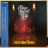 Allman Brothers Band Live at Great Woods Japan LD Laserdisc ESLU-117