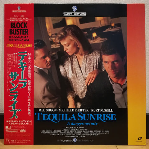 Tequila Sunrise Japan LD Laserdisc NJL-11821