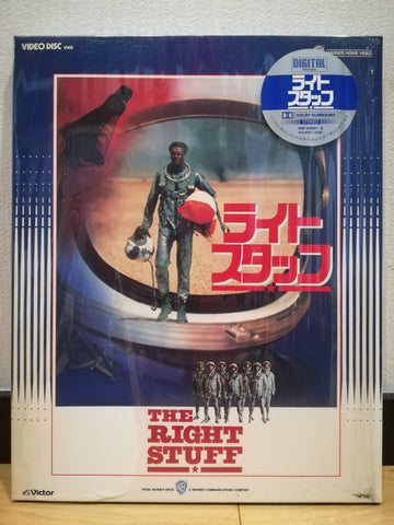 The Right Stuff VHD Japan Video Disc VHP54007-8