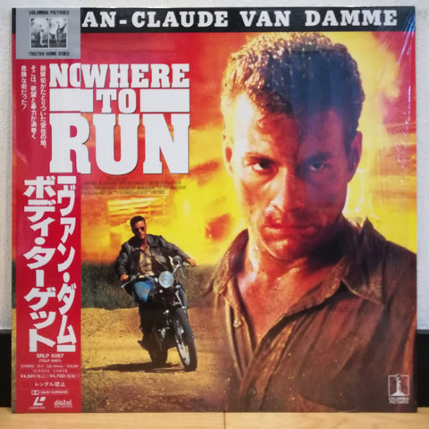 Nowhere to Run Japan LD Laserdisc SRLP-5067 Jean-Claude Van Damme