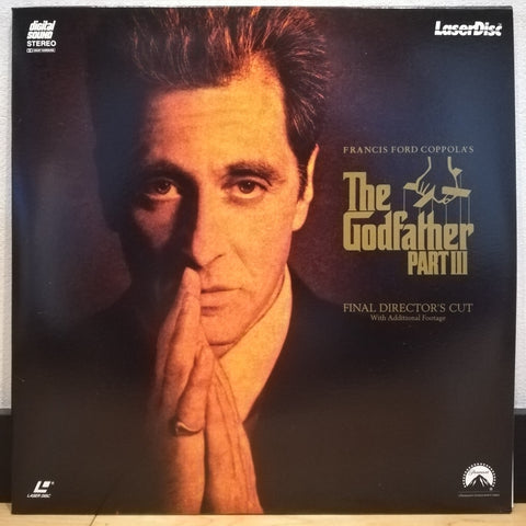 Godfather Part 3 Final Director's Cut US LD Laserdisc LV32318-2