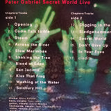 Peter Gabriel Secret World Live Japan LD Laserdisc TOLW-3195