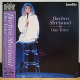 Barbra Streisand One Voice Japan LD Laserdisc SM037-3453 Barbara