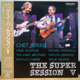Super Session V Japan LD Laserdisc VAL-3055 Chet Atkins Willie Nelson Mark Knopfler