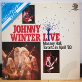 Johnny Winter Live Toronto 1983 Japan LD Laserdisc NDS-7001