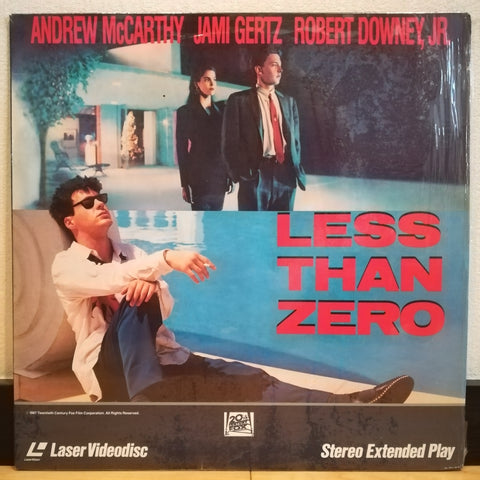 Less Than Zero LD US Laserdisc 1649-80