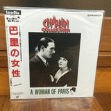 A Woman of Paris Japan LD Laserdisc PILF-1633 Chaplin Collection