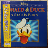 Donald Duck a Star Is Born Japan LD-BOX Laserdisc PILA-1351